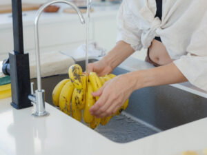 home work in white modern kitchen